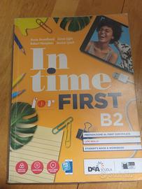 Libro scolastico di inglese In time for First B2