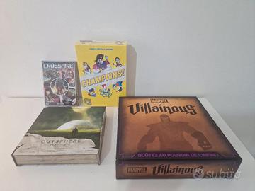 BUNDLE : 4 JEUX DE SOCIÉTÉ EN FRANÇAIS – TOUS NEUF