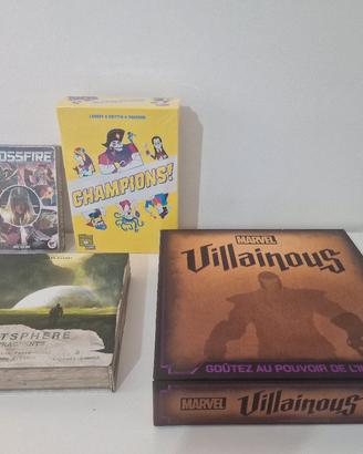 Lotto 4 giochi da tavolo in francese – tutti nuovi