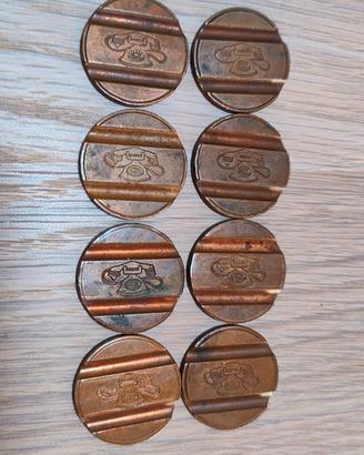 Gettoni Telefonici Anni 70 lotto 1