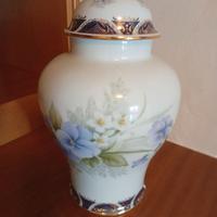 Vaso in porcellana Limoges decorato