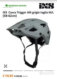 IXS Casco Trigger AM grigio taglia M/L 
