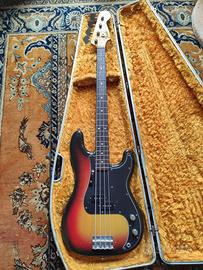 FENDER PRECISION BASS sunburst anno 1975 vintage