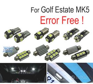 KIT 14 LAMPADE LED INTERNE PER VOLKSWAGEN VW GOLF 