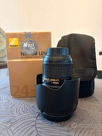 Nikon AF-S 24-70mm f/2.8G ED Nital completo