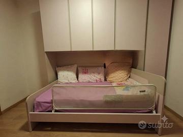 Cameretta Colombini a ponte con letto 1 piazza e ½