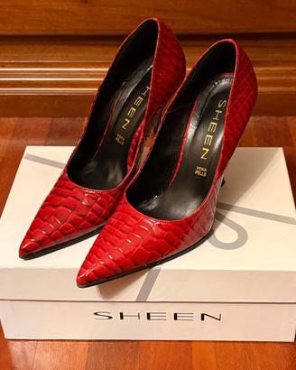 Scarpe Décolleté Rosse (Brand SHEEN)