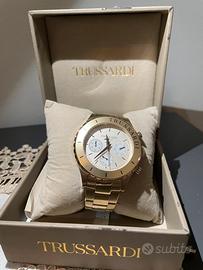 Orologio trussardi milano- cronografo gold