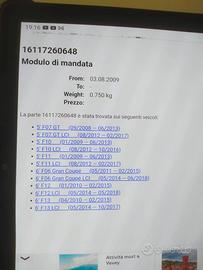 Pompa gasolio BMW cod. 16117260648