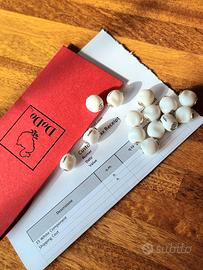 Dodo pepita in resina bianca