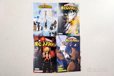 Varie variant per manga my hero academia
