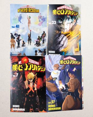 Varie variant per manga my hero academia