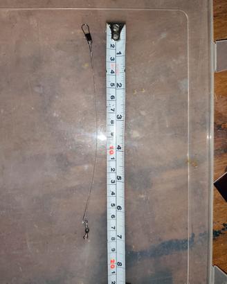 Cavetto acciaio pesca