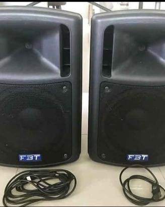 Coppia casse amplificate FBT MAXX 4A