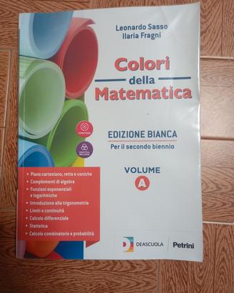Libro "Colori della matematica" volume A
