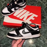 Nike dunk low nere bianche taglia 38.5 donna