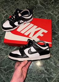 Nike dunk low nere bianche taglia 38.5 donna