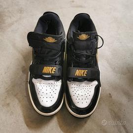 Scarpe sneakers Nike Air Jordan 41 black gold whit