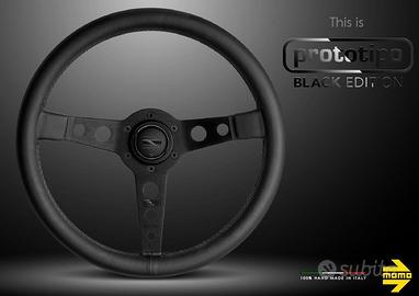 Volante MOMO PROTOTIPO black edition NERO
