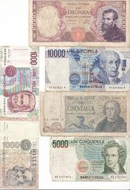 Banconote e Monete della Lira ed Estere