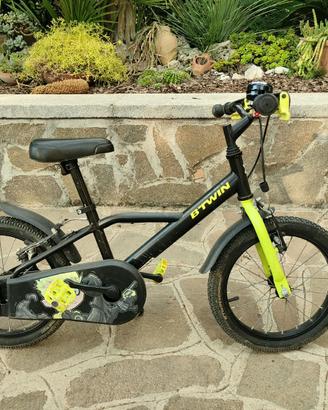 Bici bambino 4-6 anni DISCOVER 500 16 pollici