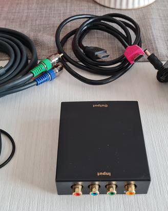 set di conversione video da conponent a hdmi