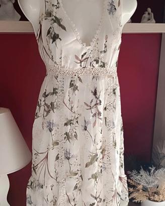 Guess vestito 100% seta taglia M pari al nuovo