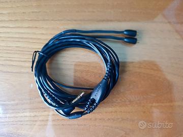 Cavo audio difettoso Shure per auricolari