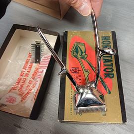 rasoio  barbiere vintage manuale 