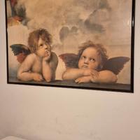 Stampa angeli con cornice e vetro