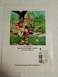 Cinzano Bianco Vermouth Pubblicità 1974