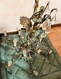 Lampadario cristallo ed appliques