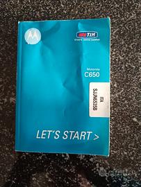 Libretto istruzioni Motorola C650