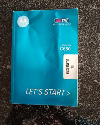 Libretto istruzioni Motorola C650