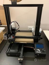 Stampante 3D Creality Ender 3 con Upgrade
