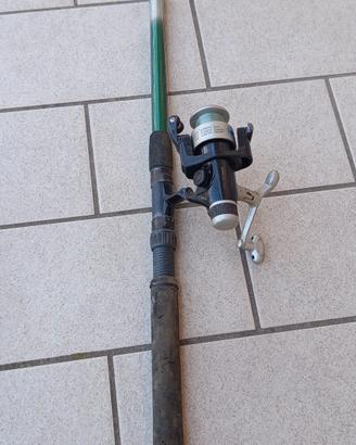 canne da pesca allungabile con mulinello