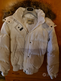 GEOX piumino corto donna bianco