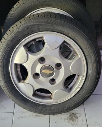 gomme e cerchi in lega chevrolet matiz