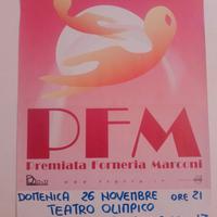 P.F.M. 2006 tour poster - ROMA