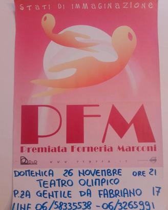 P.F.M. 2006 tour poster - ROMA