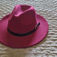 Cappello Fedora Classico da Donna a Tesa Larga 