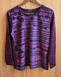 Maglia Calda Viola Ciclamino Melange