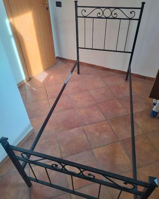 letto in ferro battuto