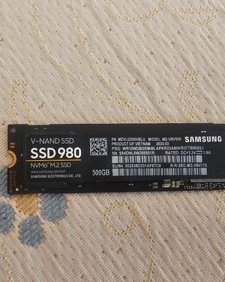 SSD Samsung 980 NVMe M.2 500GB