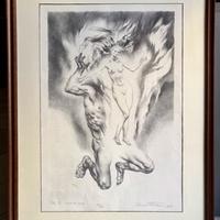 Litografia Rino Ferrari edizione numerata del 1971