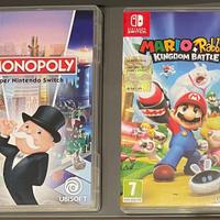 Monopoly e Mario+Rabbids per Nintendo Switch a €29