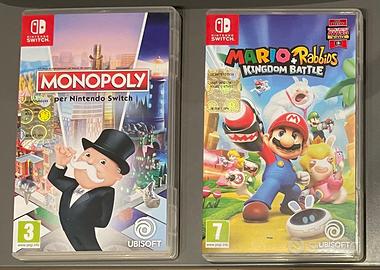 Monopoly e Mario+Rabbids per Nintendo Switch a €29