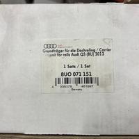 PORTAPACCHI ORIGINALI AUDI Q3 (8U)-NUOVE MAI USATE