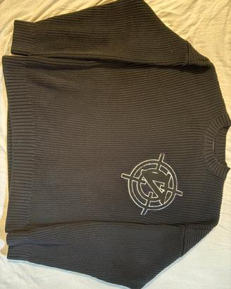 Maglione Vicinity V-Logo Knit nero - Taglia L