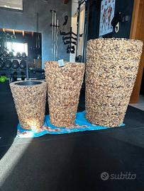 Vaso banano , set vasi, vaso arredo